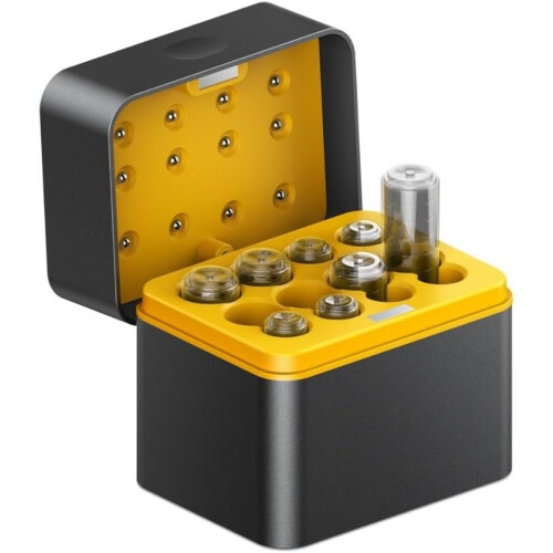 Battery Charging Case for AA AAA 1 5V Lithium Batteries 8 Storage Compartments Overcurrent Protection Compatible With AA AAA 2