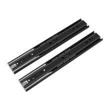 Long Service Life Heavy Duty Full Extension Drawer Slides, Side Mount Soft Close Metal Rails With Electroplated Surface For Quiet Operation In Your Ho