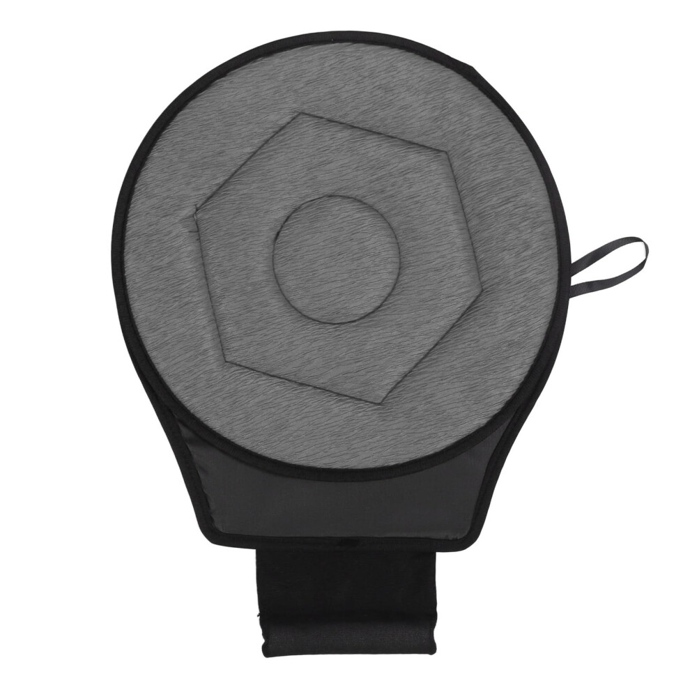 360 Degree Rotating Car Seat Cushion With Ergonomic Support And Nonslip Base Grey 9001264947811