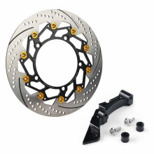 Motorcycle Brake Disc and Rotor Set for Yamaha XMAX 300 20172023, 300mm Gold, Smooth Safe Riding