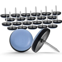 Pattini in Teflon per gambe di sedie, ampia applicazione, pattini in PTFE resistenti e durevoli con superficie liscia, facile installazione,