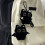 Cute Ghostly Wing Cat Keychain Bag-MR213 Little Black C 6