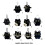 Cute Ghostly Wing Cat Keychain Bag-MR213 Little Black C 4