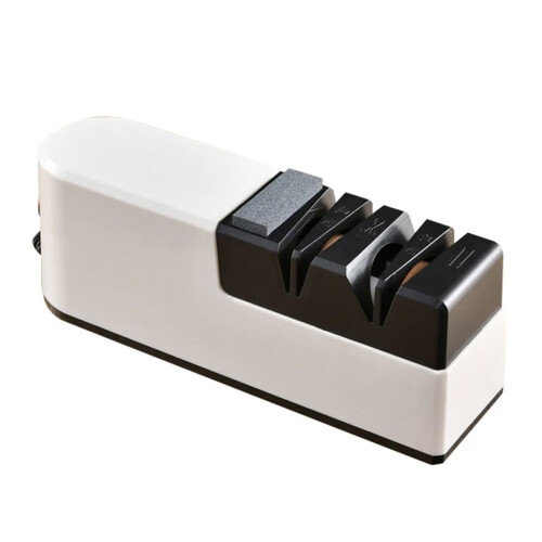 MultiFunctional Electric Knife Sharpener with Speed Sharpening and Easy PushButton Control