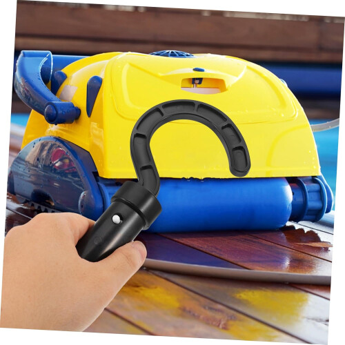 Pool Robot Holder with Durable Hook for Telescopic Poles, Secure Fence Mount Pool Accessory Storage 2