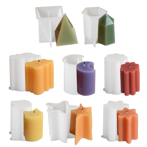 Multi Purpose Silicone Candle Molds Lightweight Compact-Star 1