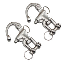 Exquisite Workmanship Stainless Steel Snap Shackles, Quick Release Snap Sailing Shackle for Heavy Duty Corrosion Resistance