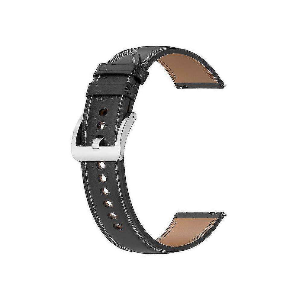 (As Show, ) Pu Watch Band Smartwatch Wristband Waterproof Strap For 22Mm Width Smart Watches Black 3461866202545