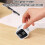 Kitchen Timer with Gravity Sensor Flip, Silent Adjustable Volume, Rechargeable Cooking Countdown, Black 4