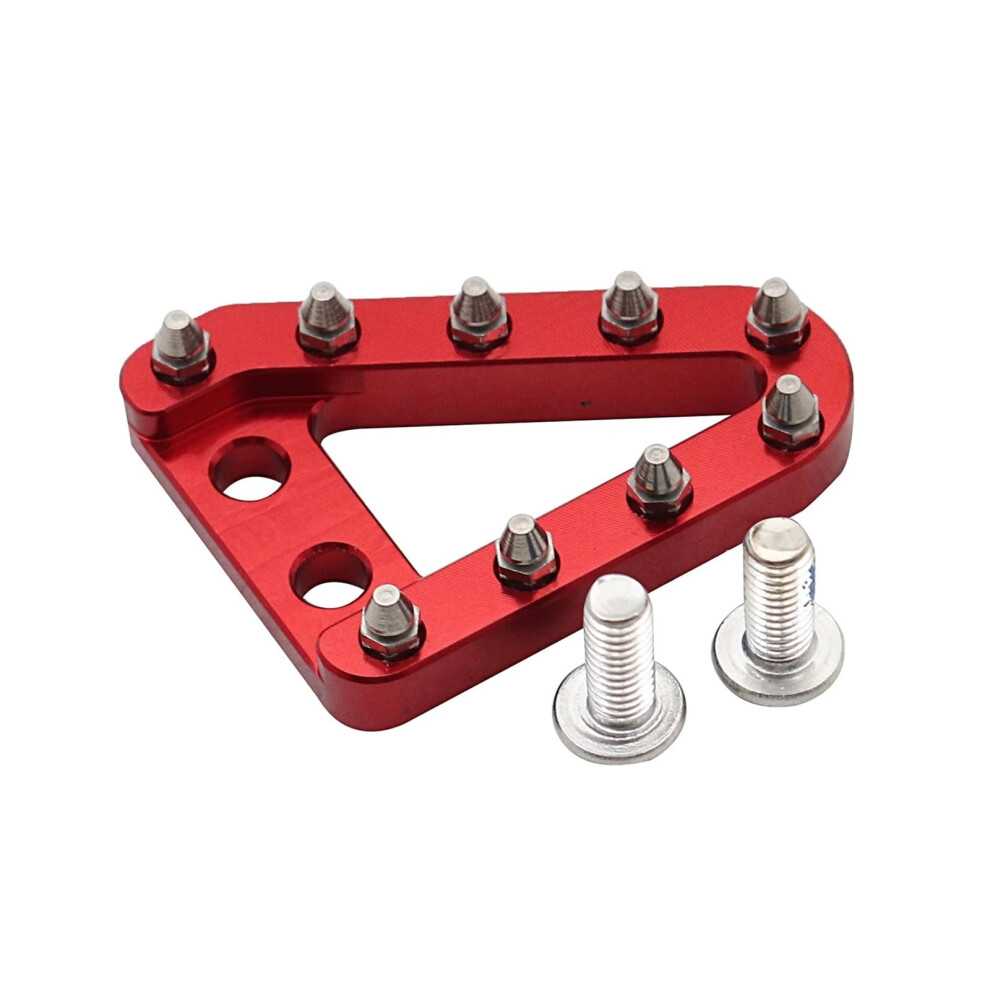 Motorcycle Brake Pedal Tip With Anti Slip Surface For Ktm Exc Excf Xc Xcf Xcw Sx Sxf 125990 Red 9189345592607