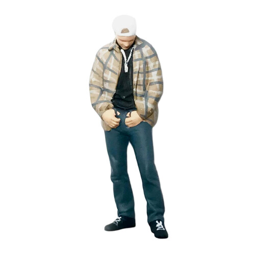Tiny People Figurines Model Standing Painted Role Play Character For 1