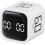 Digital Kitchen Cube Timer with GravitySensing Flip Control, Rechargeable Silent Countdown, Adjustable Volume, Black 4