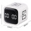 Digital Kitchen Cube Timer with GravitySensing Flip Control, Rechargeable Silent Countdown, Adjustable Volume, Black 2
