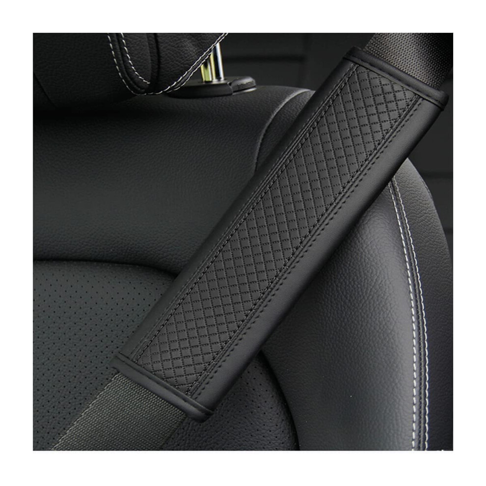 Seat Belt Protector Cover Pads For Vauxhall Astra H Gtc 3Door 20052009 Leather Car Seat Belt Covers 2Pack Black 9119770710192
