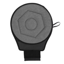 Swivel Car Seat Cushion 360 Rotation NonSlip Base Ergonomic Support for Elderly Grey