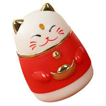 Cute Cat Toothpick Holder and Dispenser with Adorable Design Gold Compact Storage for Home Restaurant