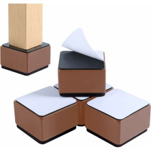 Rehausseurs de lit, blocs de surélévation robustes pour lits, canapés, bureaux et tables, ajoutent 5 cm de hauteur, supportent jusqu'à 4 500 kg,