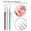 5PCS Nail Art Dotting Pens with 3PCS Precision Liner Brushes, Professional DoubleEnded Tools Set 3