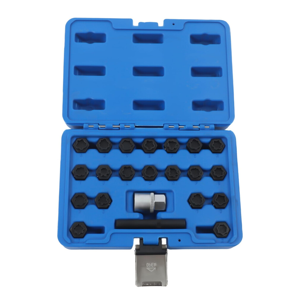 22Pcs Wheel Lock Removal Tool Set For Audi, Antitheft Lug Nut Remover Kit With 1/2 Inch Driver 9001264950798