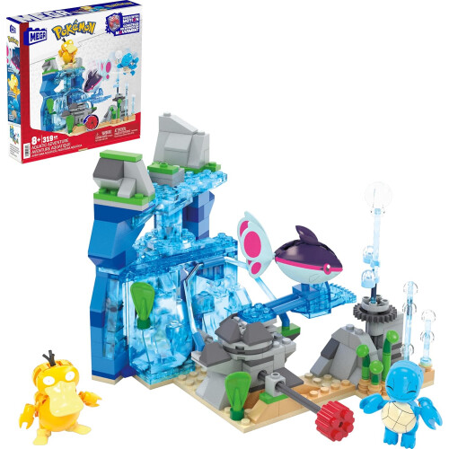 Mattel MEGA Pokemon Aquatic Adventure - 319 Piece Building Set