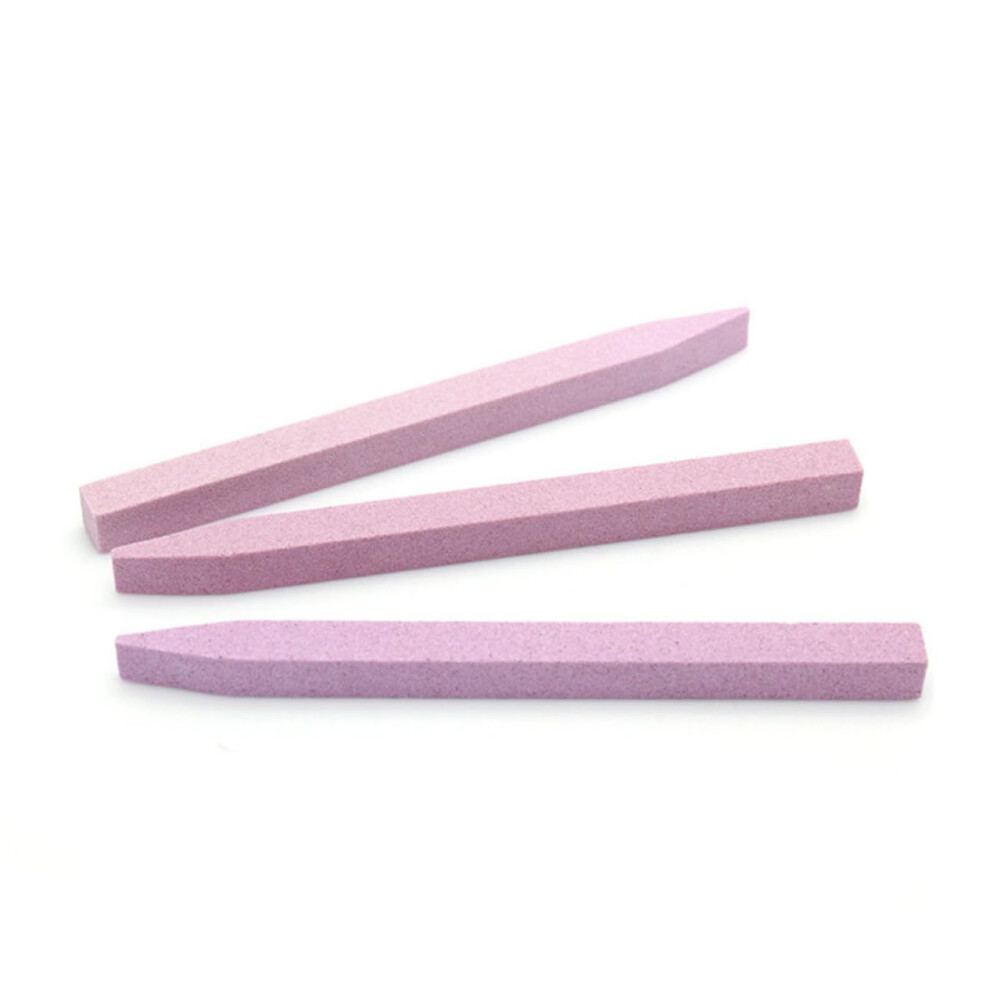 Pink Quartz Cuticle Pusher Set Of 3 Professional Manicure Tool For Nail Care And Dead Skin Removal