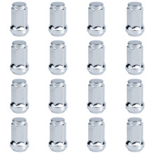 16 Pack ATV Lug Nuts 10mm x 1.25 Chrome Tapered 14mm Head for Yamaha Grizzly 660 20022008