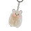 Hamster Shaped Memorial Keychain Pet Hair Storage-pattern 1 1