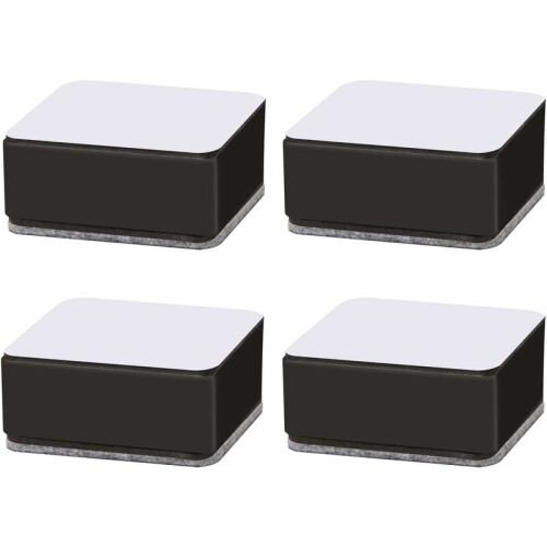 Elevadores de Móveis: Eleve seus móveis em 3 cm (1,18 polegadas) com aço carbono resistente, garantindo longa vida útil e compatibilidade