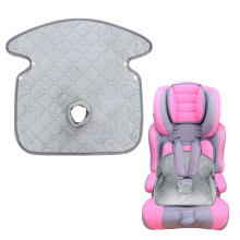 Potty Training Car Seat Protector, NonSlip Protector For Child Seats, Fits All Cars, Strollers, Dining Chairs, Grey Grid
