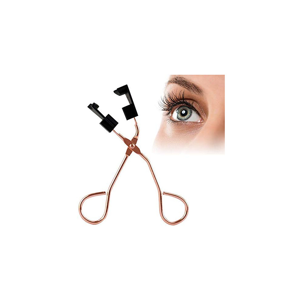 Reusable Magnetic Eyelashes, Eyelash Curler Partner: Glue-Free Application & Durable Stainless Steel Alloy, for Natural Look Eyelashes & Sensitive