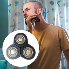 Præcisionsbarberingsopgradering, kompatibel med Philips Norelco, udskiftningsblade til hovedbarbermaskine RQ10RQ11RQ12RQ32-serien, magnetisk