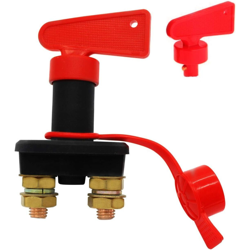 Isolator Cut Off Power Switch, Dc Systems 12-48V Waterproof For Vehicle Battery Isolation, Rust And Corrosion Resistant Easy Installation, 100 Amps He 9454554066264