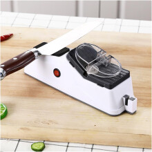 Electric Knife Sharpener 4in1 with Scissor Slot, Fast 5Second Sharpening for Kitchen Knives A1