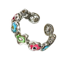 Adjustable Opening Rings Eye Catching Finger Jewelry Suitable-8