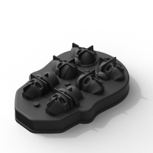 3D ijsblokjesvorm in de vorm van een schedel, gemaakt van BPA-vrij materiaal voor langzaam smeltende ijsblokjes in de vorm van een schedel, geschikt