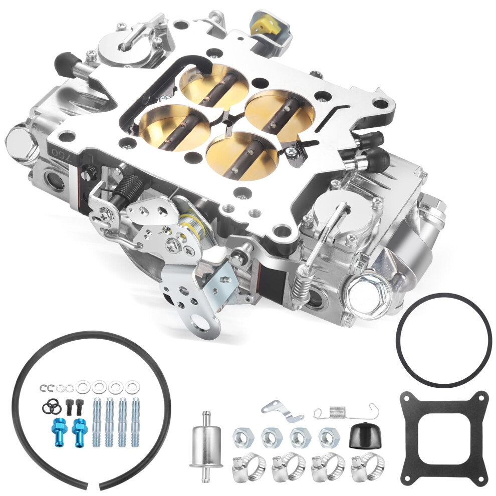 Compatible With Holley 4150 750 Cfm 4 Barrel Double Pumper Carburetor For Square Bore Racing 9001264950675