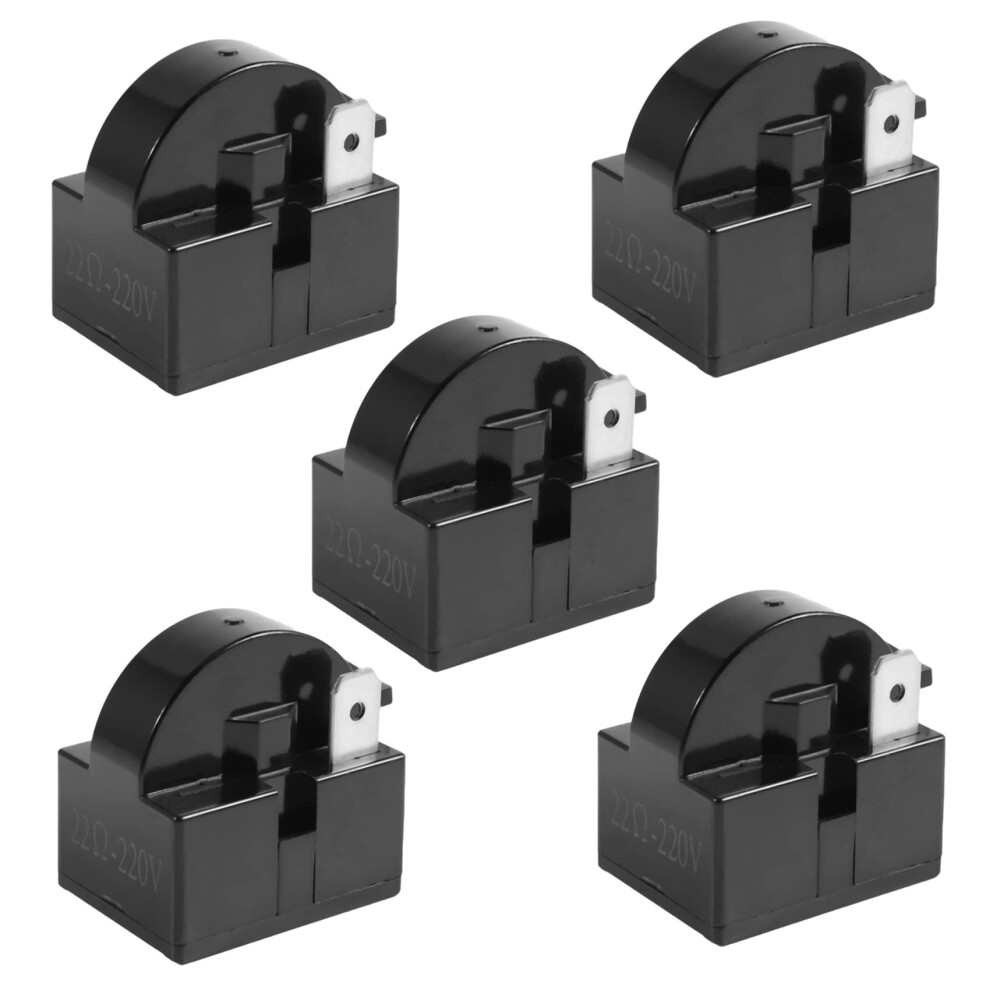 5 Pack 22 Ohm 2 Pin Ptc Relay For Refrigerator Compressor, Energy Saving, Easy Install 9119770714442