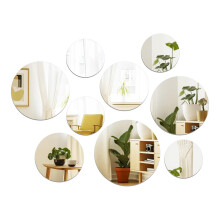 9Stück Spiegel Aufkleber Selbstkleber Spiegel, Spiegel Rund, Kleine Rund Spiegel Wanddekoration, zum Aufkleben Wandspiegel, für Bad Wohnzimmer