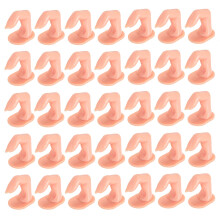 60 Pack Reusable SelfAdhesive Nail Practice Fingers for Beginners and Salon Nail Art Training Tools