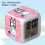 (Style5) The Bruys LED Digital Alarm Clock Color Changing Night Light Cube Clock Kid Gift 1