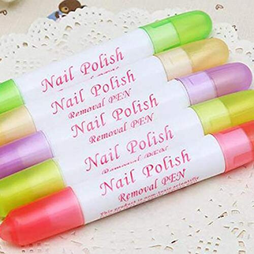 Nail Polish Corrector Pen with 3 Replacement Tips, Refillable Remover for Quick Manicure Fix 1