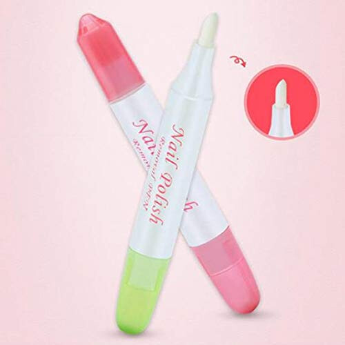 Nail Polish Corrector Pen with 3 Replacement Tips, Refillable Remover for Quick Manicure Fix 2
