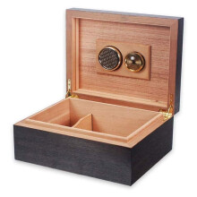 Cedar Wood Cigar Humidor with Hygrometer Complete Humidity Control Travel Storage Box