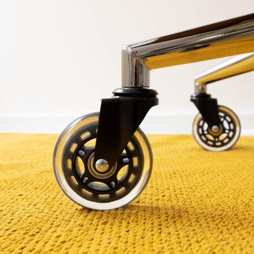 Office Chair Caster Wheels Replacement Set, Silent Operation On All Floors, Polyurethane Material For Scratch Protection, Easy Assembly Without Tools 2