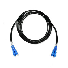 Fiber Optic Patch Cord Single Mode Armored 2 Core 40120m 3mm TPU E2000E2000 Connectors