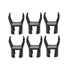 Golf Picker 6pcs Black Retriever Tool Set for Putter Grip, Ergonomic Design, Easy to Use, Durable Material