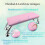 Nail Arm Rest for Nail Tech with Table Mat, Ergonomic Hand Support, Soft Padding, Pink 5