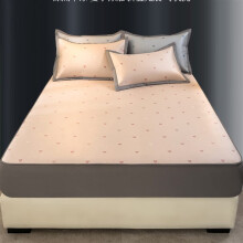 Cooling Mattress Pad Ice Silk Bed Mat with Breathable FourLayer Comfort for Summer Pink 1.8m