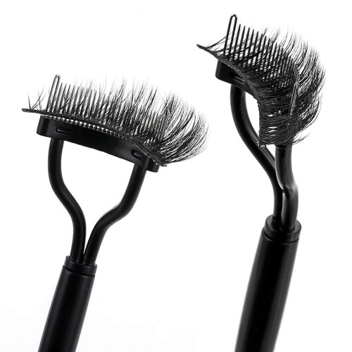 Eyelash Definer, Arc Designed Cosmetic Brushes, Stainless Steel Construction Ensures Durability, Smooth Long Handle for Precise Application, Eyelash