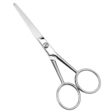 Beard Trimming Scissors Stainless Steel for Men Precision Mustache Grooming with Ergonomic Grip